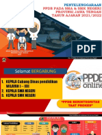 Sosialisasi PPDB SMA SMK Provinsi Jawa Tengah Tahun 2021