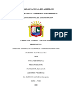 PRÁCTICAS EN TRANSPORTE PUNO