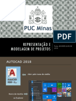 Modelagem de projetos no AutoCAD 2018