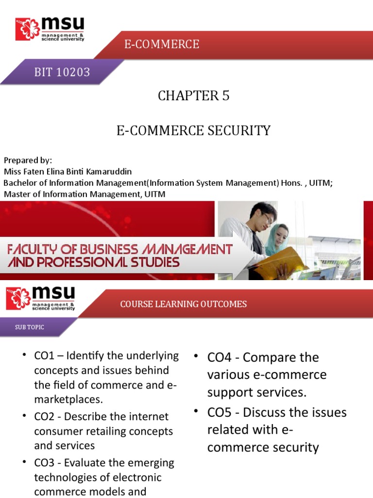 CHAPTER 5 E Commerce Security | PDF | Malware | Biometrics
