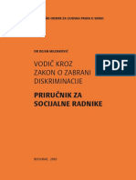 Vodic Kroz Zakon o Zabrani Diskriminacije - Prirucnik Za Socijalne Radnike