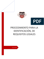 SST PR 006 Procedimiento de Requisitos Legales V01