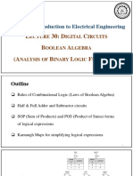 ELL 100 Introduction To Electrical Engineering: Ecture