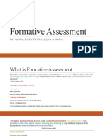 Formative Assessment: by Asma, Bakhtawar, Iqra & Sara