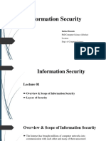 Lec 01 Information Security Overview & Layers of Security