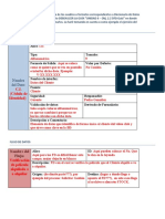 Ejemplo de Llenar Diccionario de Datos