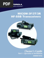 MICOM-3F/3T/3R HF-SSB Transceivers: Owner's Guide