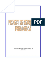 proiect de cercetare ch