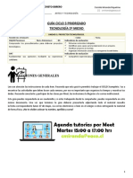 Ciclo 3 Tecnología 2º Medio