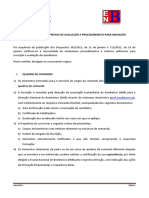 Regulamento Das Provas de Avaliação E Procedimentos para Inscrição