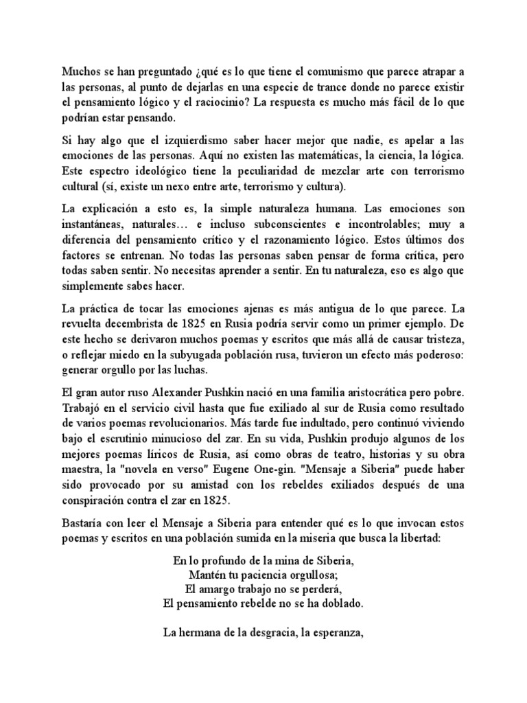 Arte, Comunismo y Terrorismo PDF Vladimir Lenin Rusia