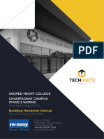 TechWrite Building Handover Manual Example (Tech)