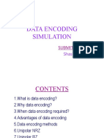 Data Encoding Simulation: Submitted by
