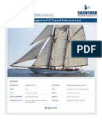 William Fife III Gaff Rigged 108 FT Topsail Schooner 1931: Price Sold