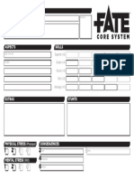 Fate Core Character Sheet