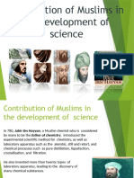Contribution of Muslims in The Development of Science