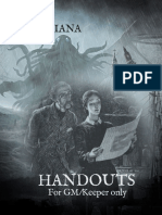 Call of Cthulhu - Pax Cthuliana - Handouts