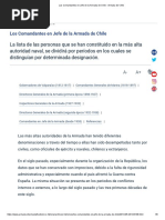 Los Comandantes en Jefe de la Armada de Chile - Armada de Chile