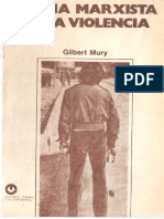 Mury, Gilbert-Teoría Marxista de La Violencia