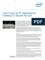 Solar Power For PC Deployments: Enabling ICT Beyond The Grid