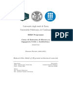 Università degli studi di Pavia and Universitàt Politècnica de Catalunya SEED Programme Reduced Order Model of 3D-printed architectured materials