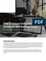 The Finance Industry's Guide To Marketing Data