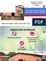Casas en Nicaragua - Venta de Casa en San Jorge, Rivas (CD - VCP-62)