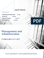 Management and Administration Companies Act