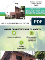 Casas en Nicaragua - Venta de Residencia en Nindiri, Masaya (CD - VCP-30)