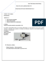 Válvula de mando neumático monoestable: (5/2) práctica de laboratorio