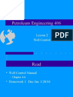 Petroleum Engineering - Well Control