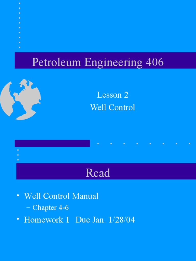 Well Control Techniques in Petroleum Engineering | PDF | Gas ...