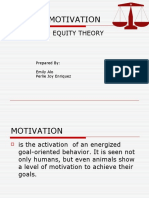 Motivation: Equity Theory