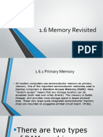 Memory Types and Secondary Storage Devices