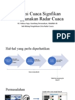 Deteksi Cuaca Signfikan Menggunakan Radar Cuaca - Diklat