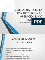 Generalidades de La Administracion de Operaciones 20211