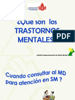 Que Son Los Trastronos Mentales