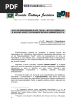 A lei de responsabilidade fiscal-notas esseciais e alguns aspectos da lei de improbidade administrativa