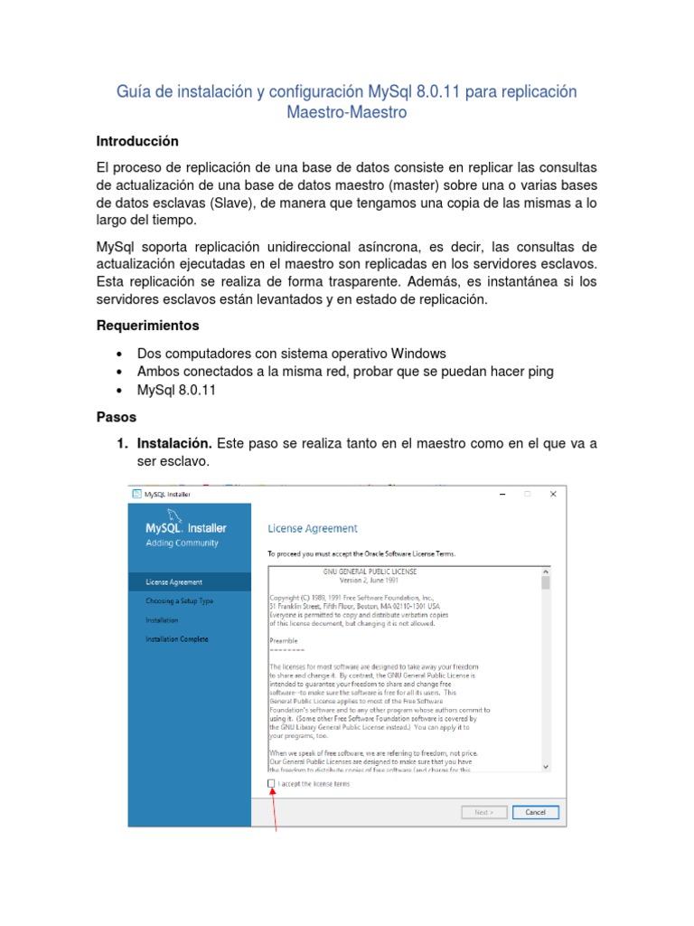 Guía de Replicación MySQL 8.0 en Español | PDF | Mi sql | Servidor ...