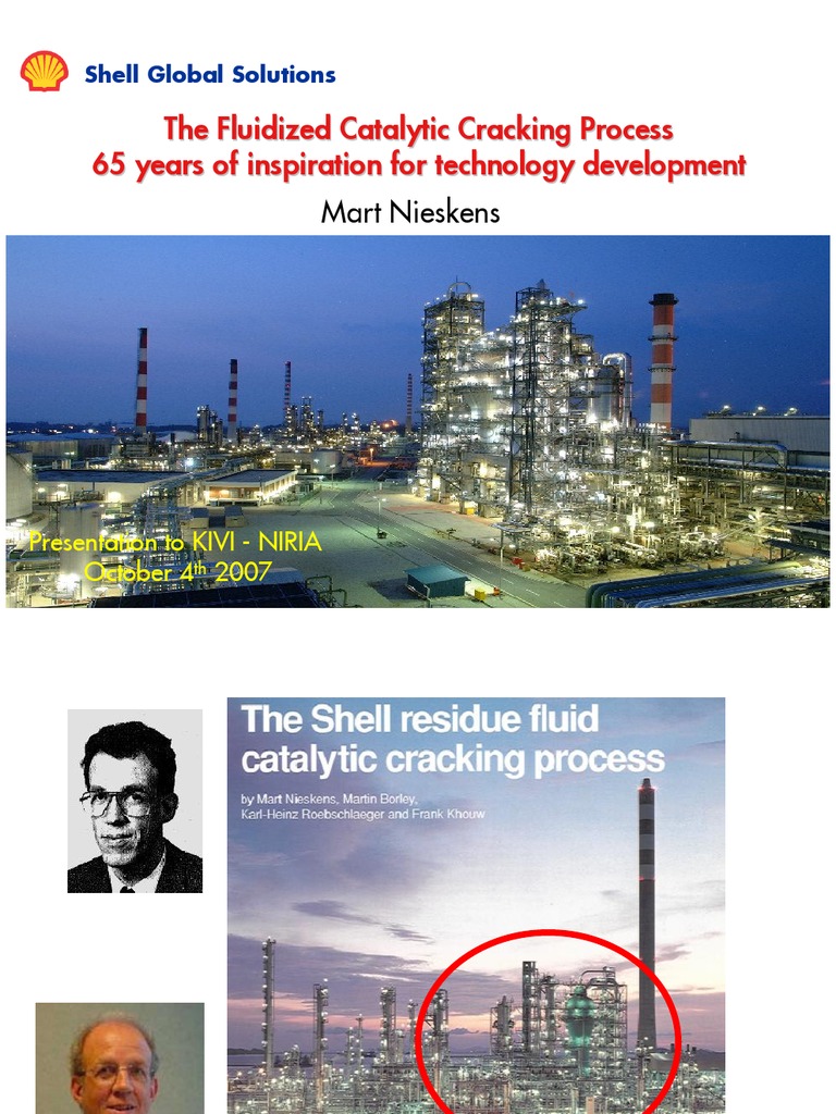 The Fluidized Catalytic Cracking Process Nieskens PDF Cracking