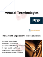 Medical Terminologies: Indian Health Organisation