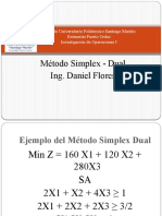 Dual Simplex - Investigacion de Operaciones I