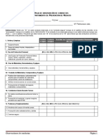 Observaciones Conductuales