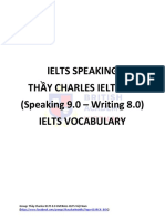 3. Thầy Charles IELTS - IELTS SPEAKING vocabulary - update 21.8 final