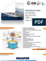 1 - Introduction of Marine Insurance