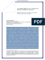 La Ensenanza Digital en Serio y El Derecho a La Ed (1)