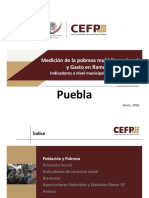 Indicadores de pobreza en Puebla 2010-2015