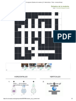 Imprimir Crucigrama - Estados de La Materia. (2º - Media Básica - Física - Ciencias Físicas)