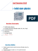 1 Final Session G12: Solid State Physics