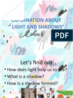 Explanation About Light and Shadow